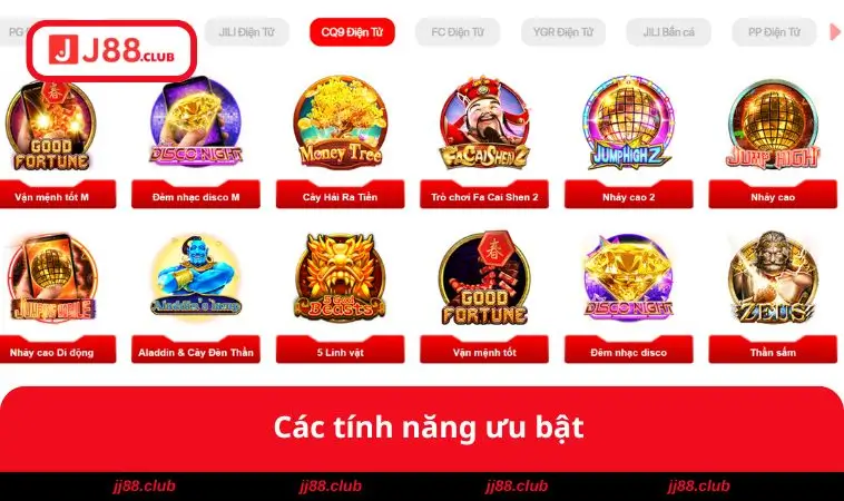 Các tính năng ưu bật