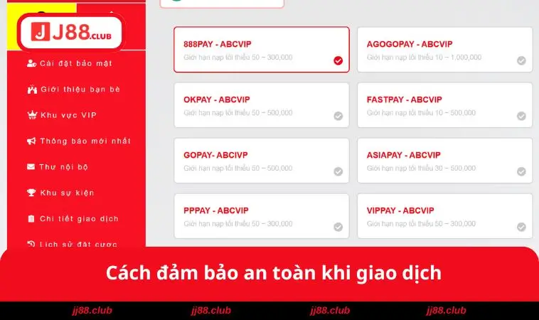 Cách đảm bảo an toàn 