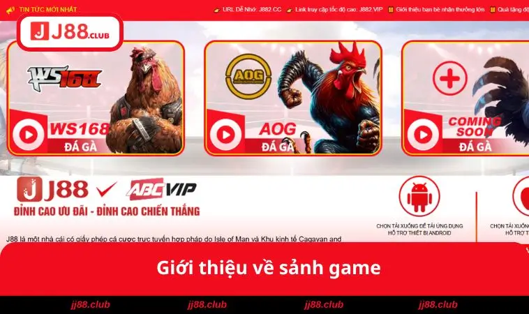 Giới thiệu về sảnh game