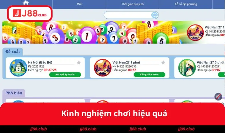 Kinh nghiệm chơi hiệu quả