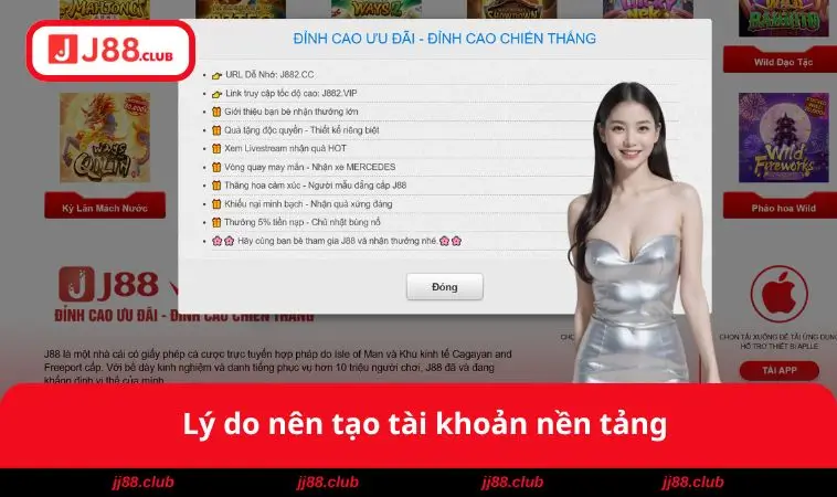 Lý do nên tạo tài khoản nền tảng 