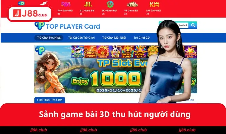 Trang chủ 4 Sảnh game bài 3D thu hút người dùng