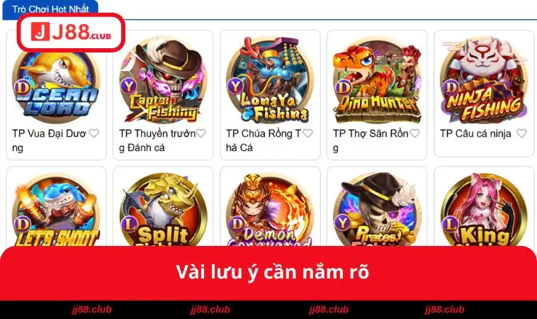 Vài lưu ý cần nắm rõ